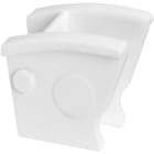 SCHNEIDER ELECTRIC - SNRNSYTRASJ6 BLOCCO SELETT PER NSYTRV62TTD, BIANCO