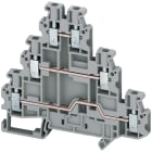 SCHNEIDER ELECTRIC - SNRNSYTRV26T MORS VITE, 3 PIANI, 6PT, 2,5MMQ, GRIGIO
