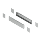 SCHNEIDER ELECTRIC - SNRNSYSPSX8100SF PAN LAT ZOCCOLO INOX P800XH100 304L