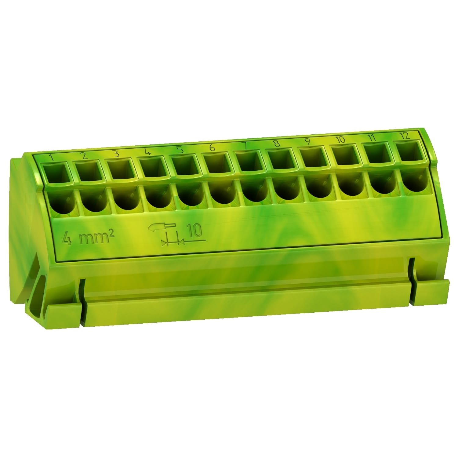 SCHNEIDER ELECTRIC - SNRLVS04214 4 BLOCCO DI TERRA 12X4MM2