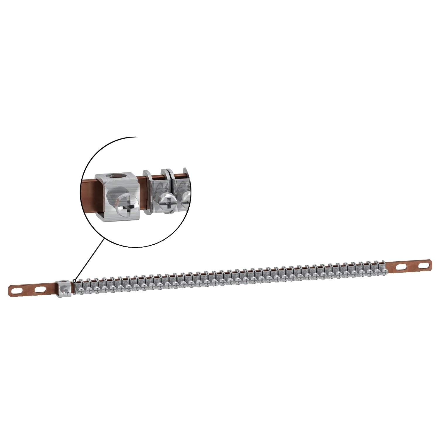 SCHNEIDER ELECTRIC - SNRLVS04202 2 COLLETTORI DI TERRA 12M