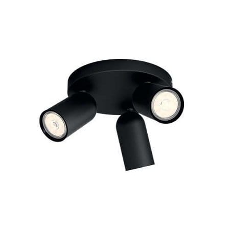 SIGNIFY ITALY SPA - PCL5058330PN PONGEE FARETTO 3 LUCI NERO IN METALLO