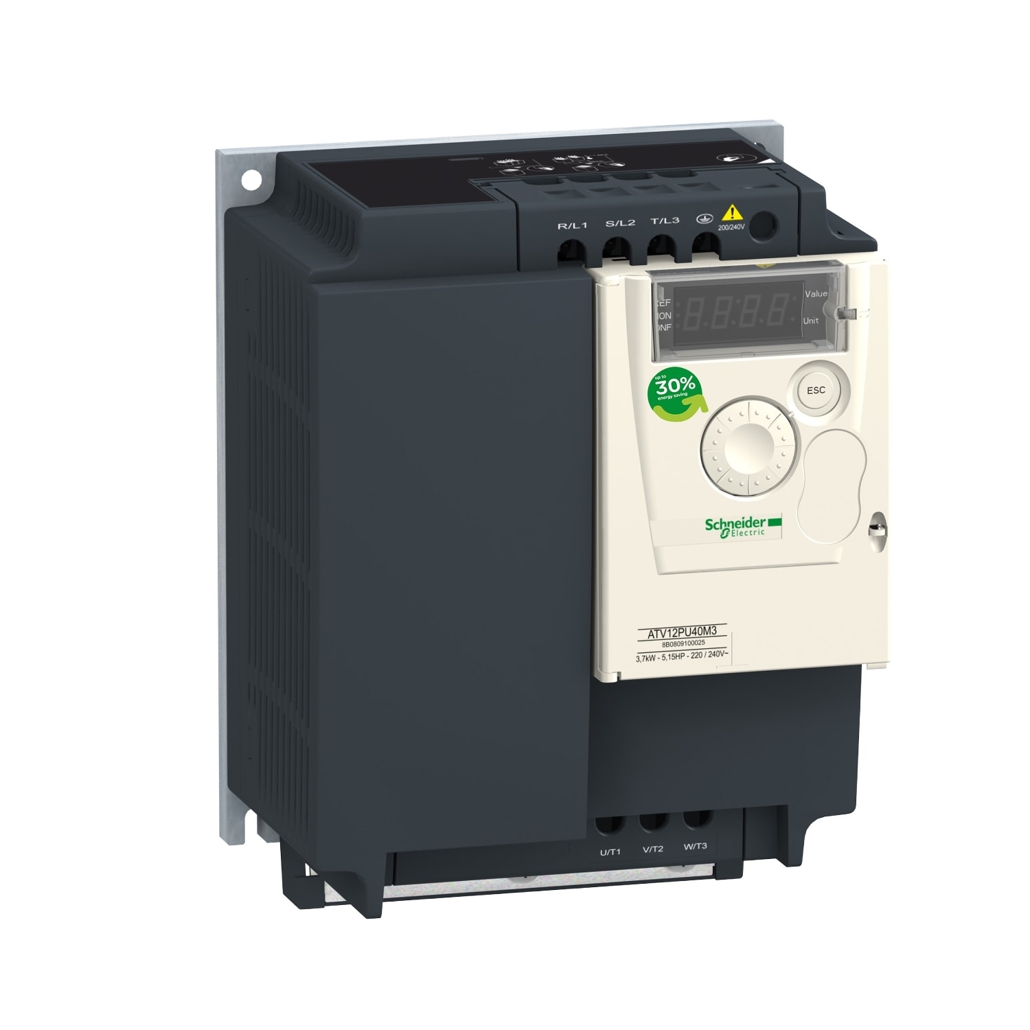 SCHNEIDER ELECTRIC - SNRATV12PU40M3 ATV12 4KW 240V TRI PIANO