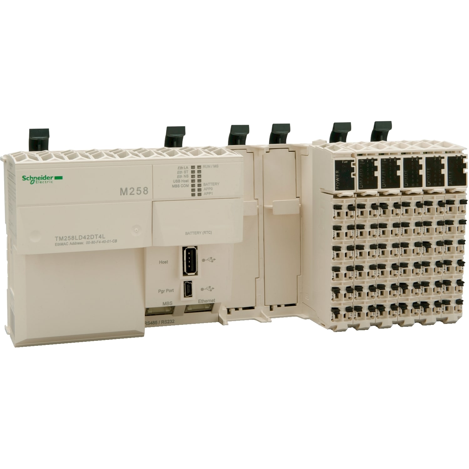 SCHNEIDER ELECTRIC - SNRTM258LD42DT4L BASE COMPATTA M258 42+4IO 24VDC