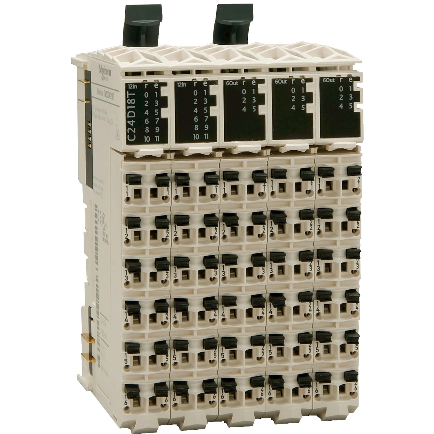 SCHNEIDER ELECTRIC - SNRTM5C24D18T Blocco esp. I/O comp 42 I/O-24 ingressi digit.-18 uscite dig. transistor