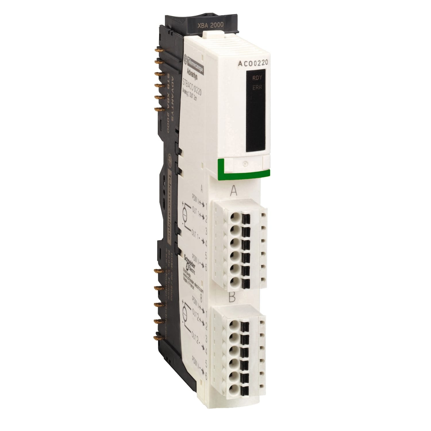 SCHNEIDER ELECTRIC - SNRSTBACO0220K KIT MODULO+CONN+BASE OUT 2CH 16 BIT