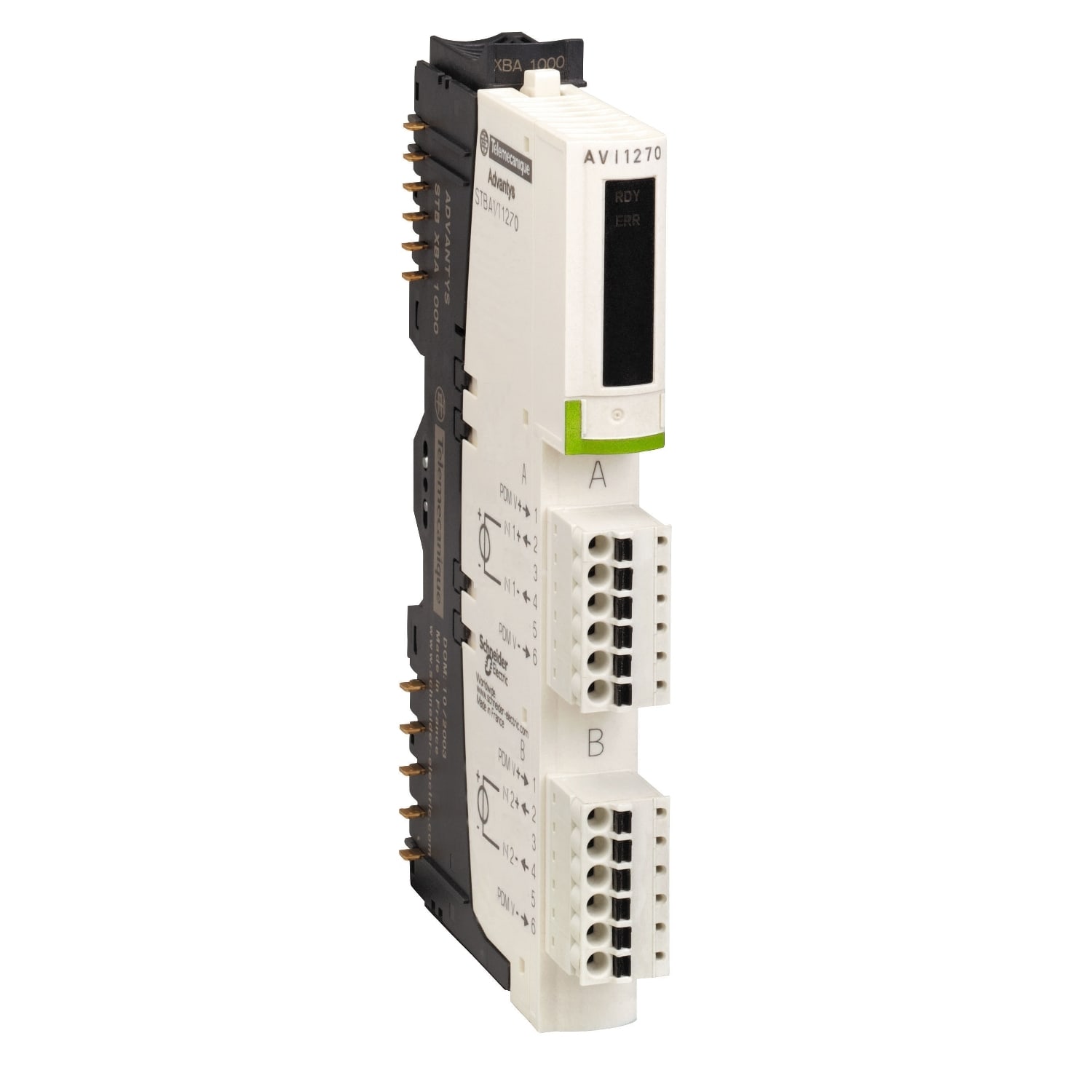 SCHNEIDER ELECTRIC - SNRSTBAVI1270K KIT MODULO+CONN+BASE IN 2 PT. 0-10V11BIT