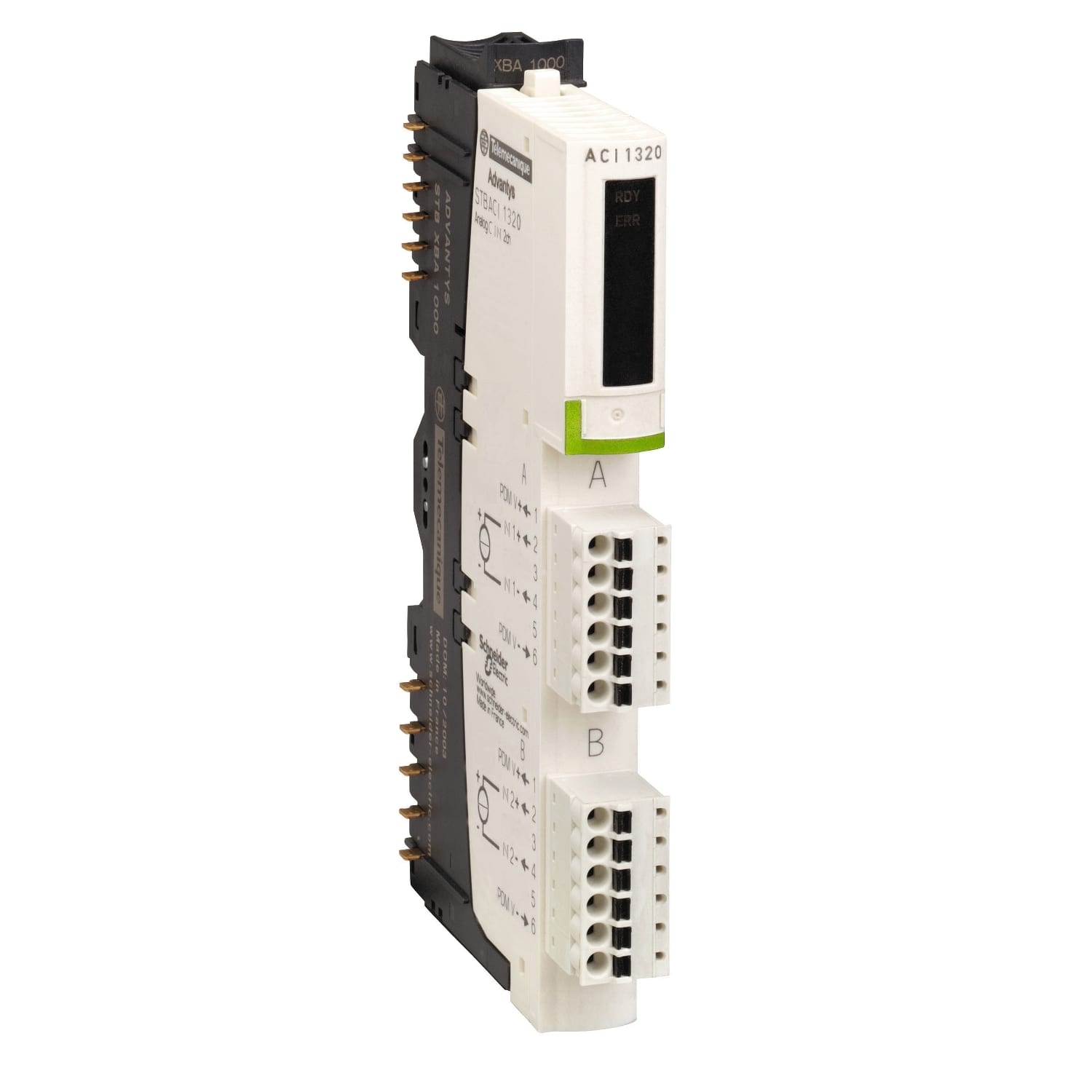 SCHNEIDER ELECTRIC - SNRSTBACI0320K KIT MODULO+CONN+BASE IN 4CH 4-20 MA