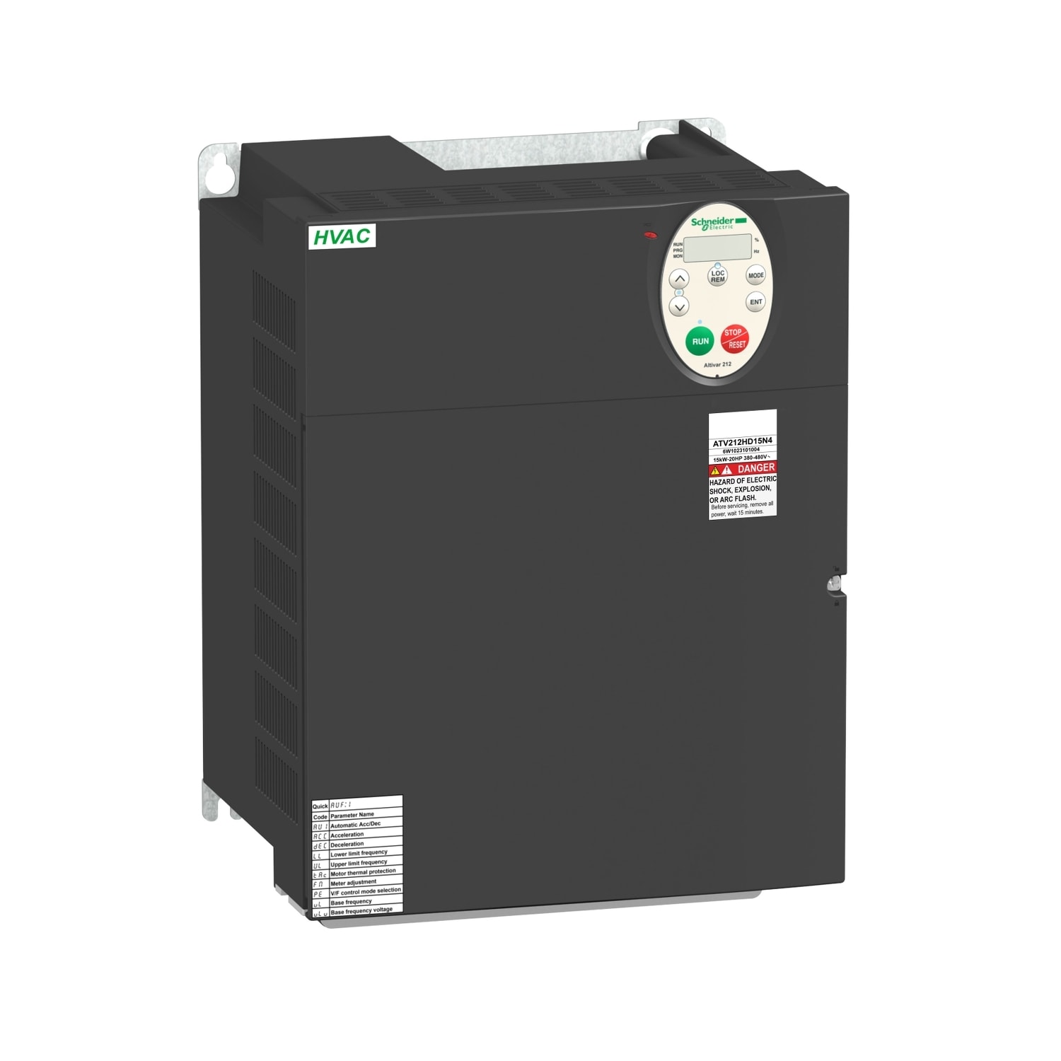 SCHNEIDER ELECTRIC - SNRATV212HD15N4 ATV212 15KW 20HP 480V TRI CEM IP20