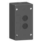 SCHNEIDER ELECTRIC - SNRXALG02 Pulsantiera vuota ambienti aggressivi - nero - 2 fori - 2 fori