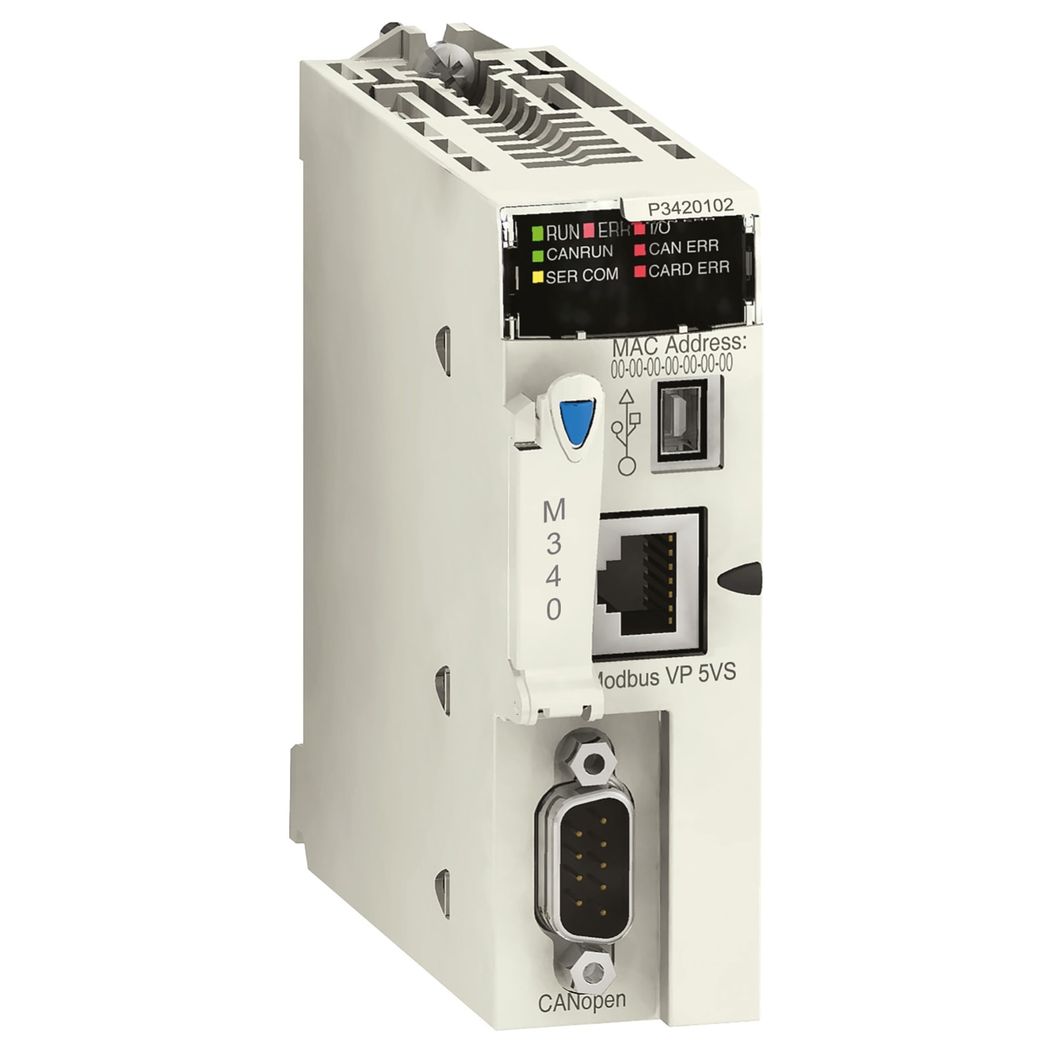 SCHNEIDER ELECTRIC - SNRBMXP3420102 Modulo processore M340 - max 1024 I/O discreti + 256 I/O analogici