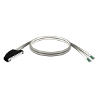 SCHNEIDER ELECTRIC - SNRBMXFCW303 Set cablaggio - connettore 40 vie - fili liberi su 2 estr. - Per M340 I/O - 3 m