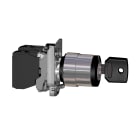 SCHNEIDER ELECTRIC - SNRXB4BG61EX Selettore a chiave nero Ø22 - 2 POSIZ. 90° - molla di ritorno - 1 NO - ATEX