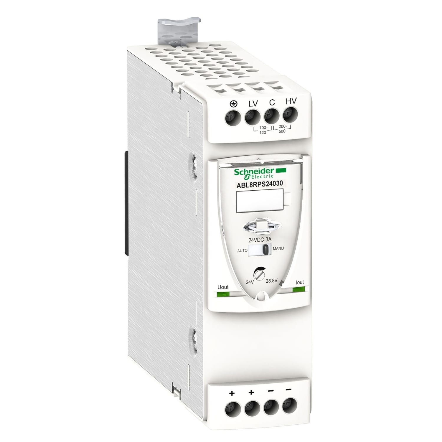 SCHNEIDER ELECTRIC - SNRABL8RPS24030 Alimentatore con commutazione regolata - 1 o 2 fasi - 200..500 Vca - 24 V - 3 A