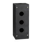 SCHNEIDER ELECTRIC - SNRXALG030 Pulsantiera vuota ambienti aggressivi - nero - 3 fori - 3 fori