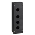 SCHNEIDER ELECTRIC - SNRXALG041 Pulsantiera vuota ambienti aggressivi - nero - 4 fori - 4 fori