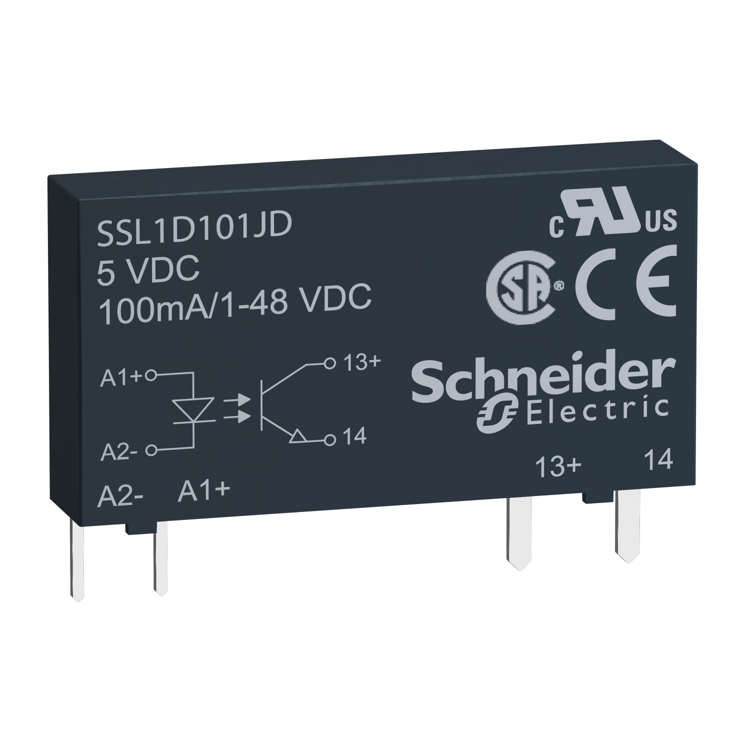 SCHNEIDER ELECTRIC - SNRSSL1D101BD RELE STATICO 1NO 48VDC 0,1A 24VDC