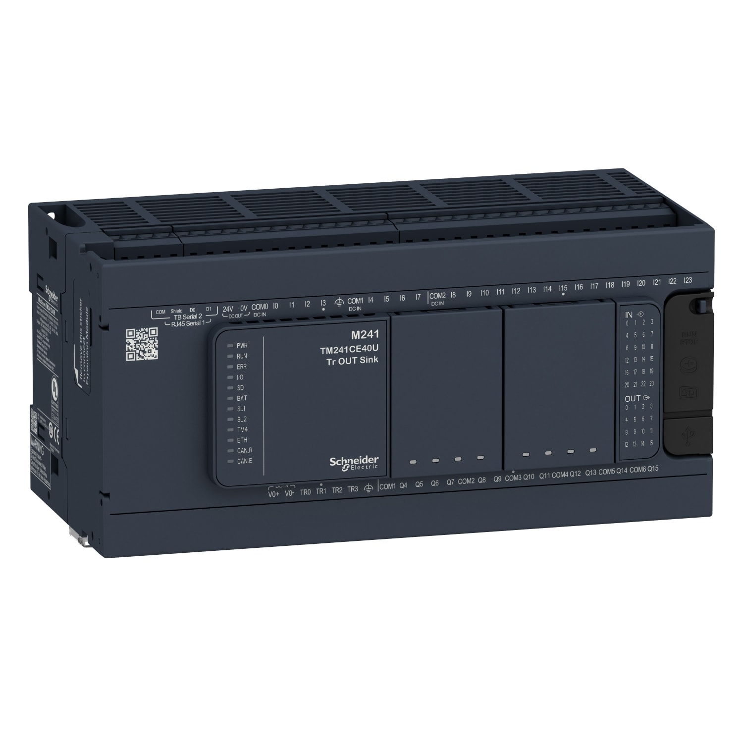 SCHNEIDER ELECTRIC - SNRTM241C40R CONTROLLORE M241 40 I/O RELE