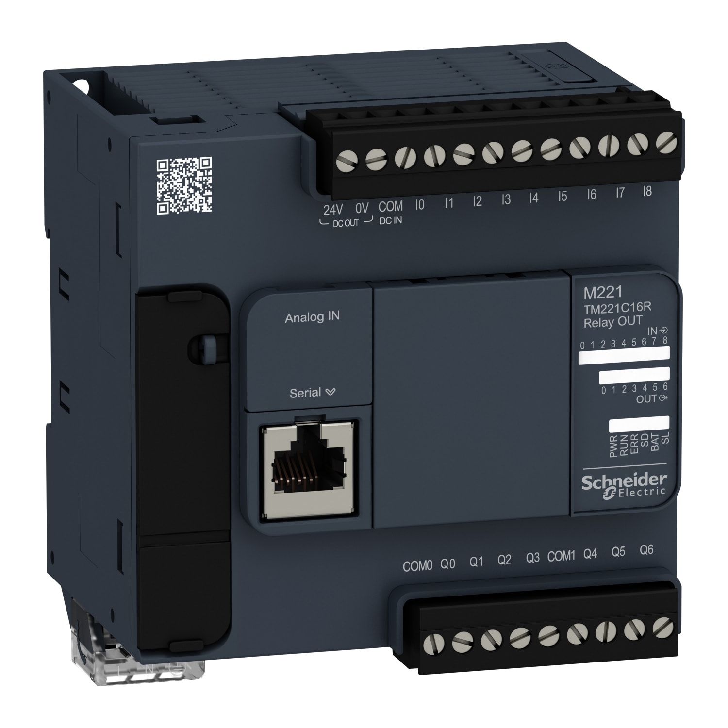SCHNEIDER ELECTRIC - SNRTM221C16R CONTROLLORE M221 16 I/O RELE