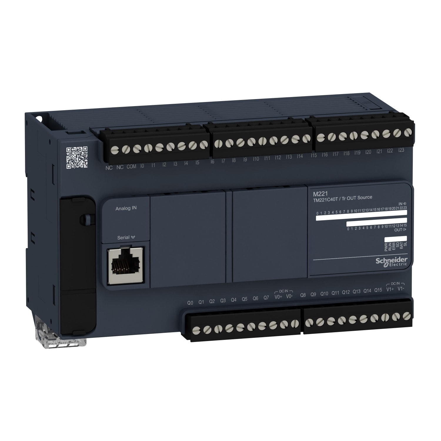SCHNEIDER ELECTRIC - SNRTM221C40T CONTROLLORE M221 40 I/O TR PNP