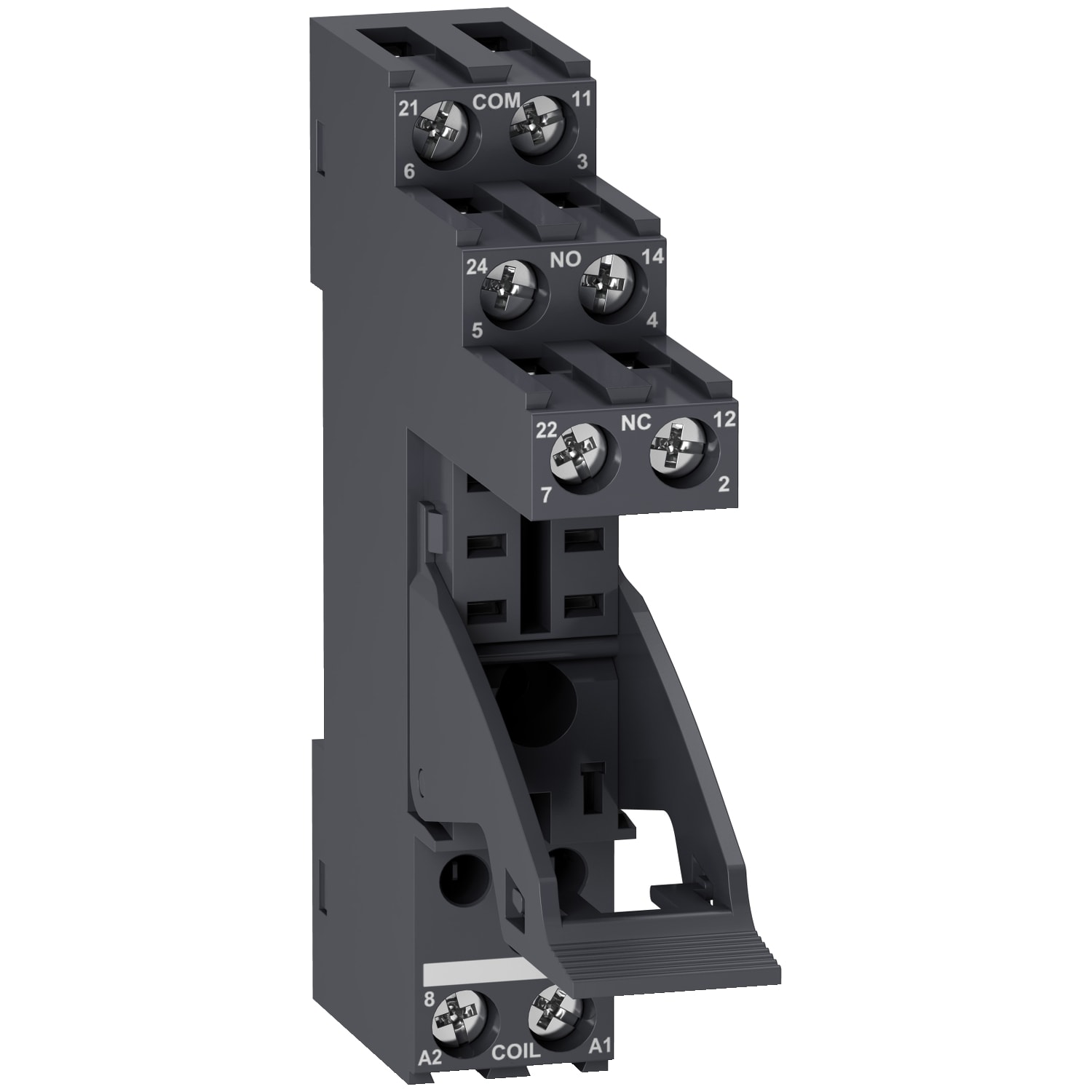 SCHNEIDER ELECTRIC - SNRRGZE1S48M Base relè RGZ - 2 contatti separati - 5 A - 250V - connettore a vite