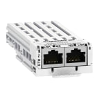 SCHNEIDER ELECTRIC - SNRVW3A3721 Modulo di comunicazione EtherNet IP Modbus TCP MultiDrive Link , Altivar, 10 o 100 Mbps, 2 connettori RJ45