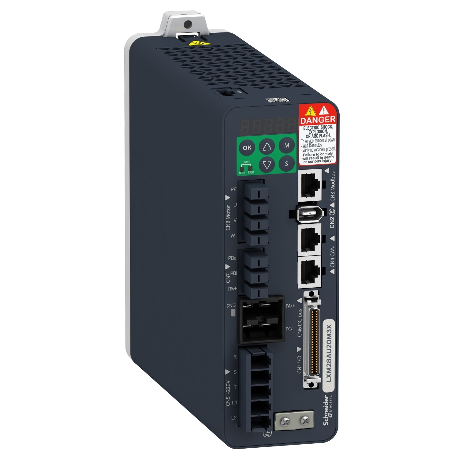 SCHNEIDER ELECTRIC - SNRLXM28AU20M3X LXM28 CAN IO 3PH 230V 2KW