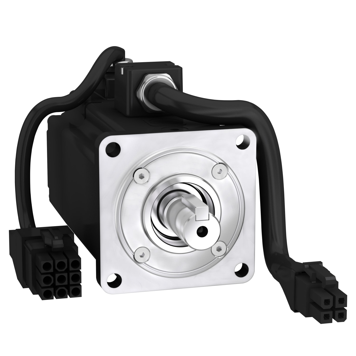 SCHNEIDER ELECTRIC - SNRBCH2LD0233CA5C Servomotore BCH2 Low Inerzia 60mm 200W 3000rpm albero con chiavetta IP65 SingleT no freno fili sciolti