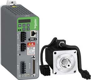 SCHNEIDER ELECTRIC - SNRBCH2LD0233CF5C Servomotore BCH2 Low Inerzia 60mm 200W 3000rpm albero con chiavetta IP65 SingleT freno fili sciolti