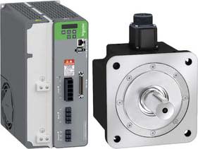 SCHNEIDER ELECTRIC - SNRBCH2MR3023CF6C Servomotore BCH2 Medium Inerzia 180mm 3kW 2000rpm albero con chiavetta IP65 SingleT freno MIL conn.