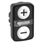 SCHNEIDER ELECTRIC - SNRZB5AW7A1715 TESTA PULSANTE A DOPPIO TASTO LUMINOSO