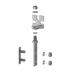 YAGEO TMSS ITALY SRL - TSIXUSZBSS4 STAFFE FISSAGG.ORIENT 180?4 KIT