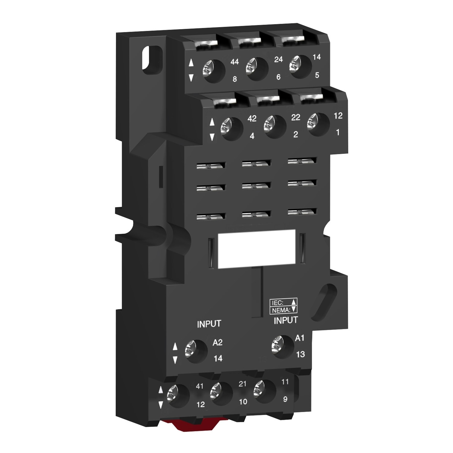 SCHNEIDER ELECTRIC - SNRRPZF3 Base RPZ - contatto misto - 16 A - < 250V - term. a vite - per relè RXM3
