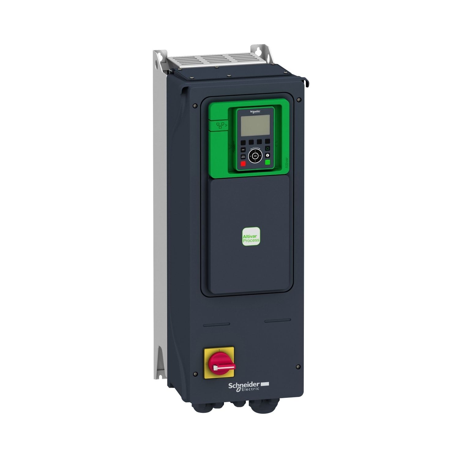 SCHNEIDER ELECTRIC - SNRATV950D15N4E Variatore di velocità, Altivar Process ATV900, ATV950, 15kW, da 400 a 480V, con unità frenatura, interruttore, IP55