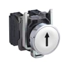 SCHNEIDER ELECTRIC - SNRXB4BA3341 Pulsante bianco Ø22 filoghiera ad impulso - FRECCIA SU - 1NO