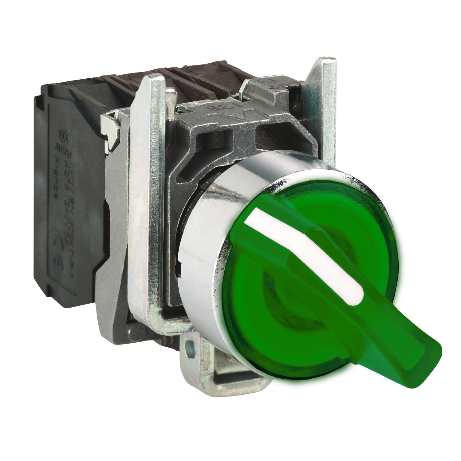 SCHNEIDER ELECTRIC - SNRXB4BK123M5 SELETTORE LUMINOSO VERDE LED