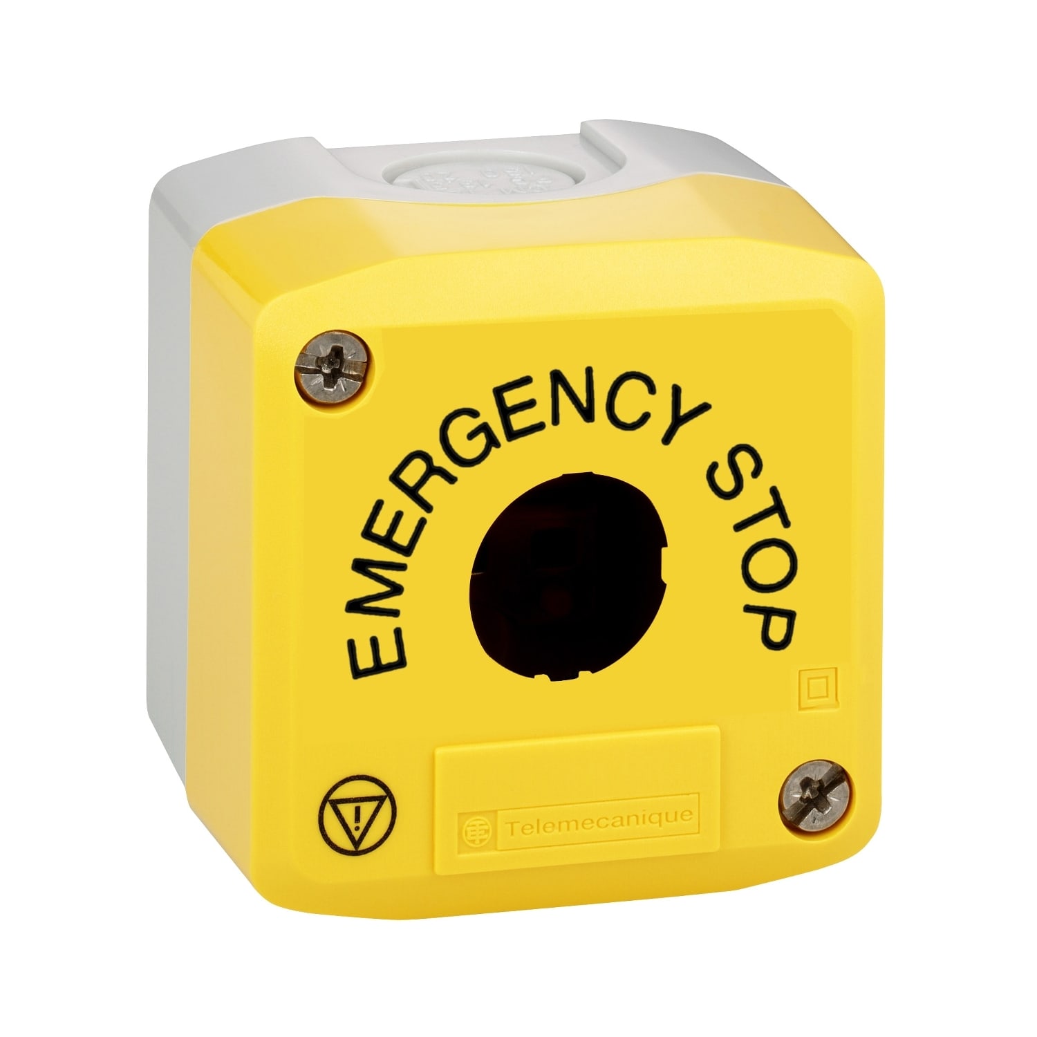 SCHNEIDER ELECTRIC - SNRXALK01H29 PULSANTIERA VUOTA GIALLA BASE GRIGIA