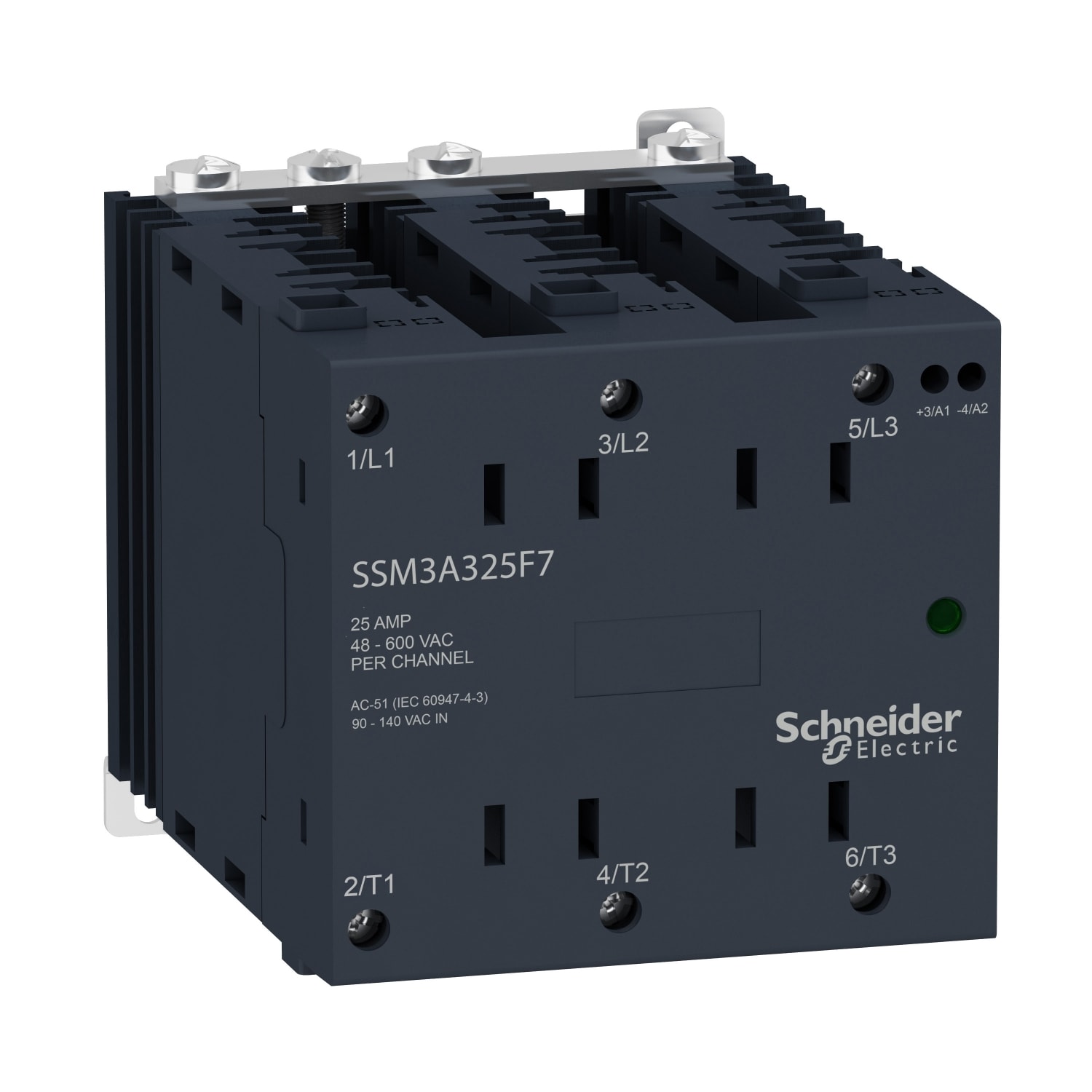SCHNEIDER ELECTRIC - SNRSSM3A325F7 RELE STATICO 25A TRIFASE DIN