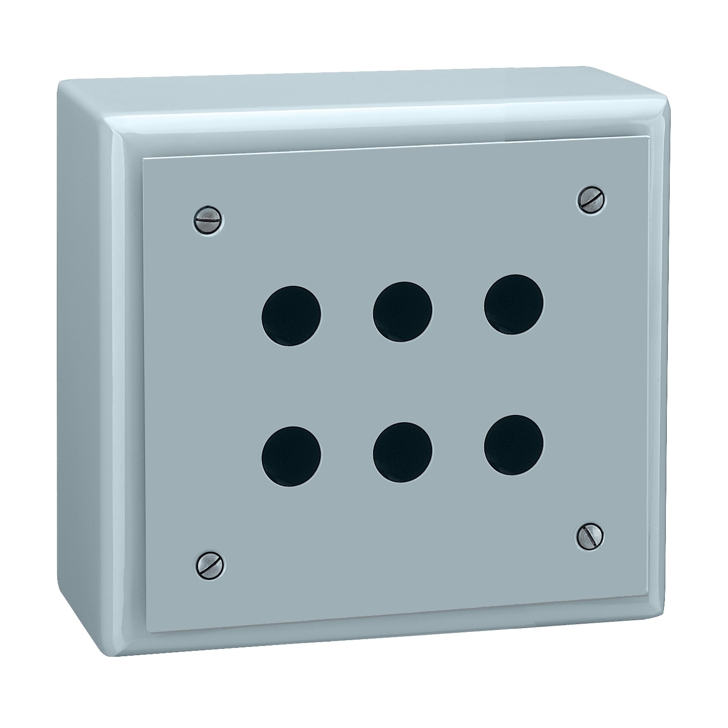 SCHNEIDER ELECTRIC - SNRXB2SL32009 Pulsantiera vuota XB2-S - lega di alluminio - 6 fori su 3 file