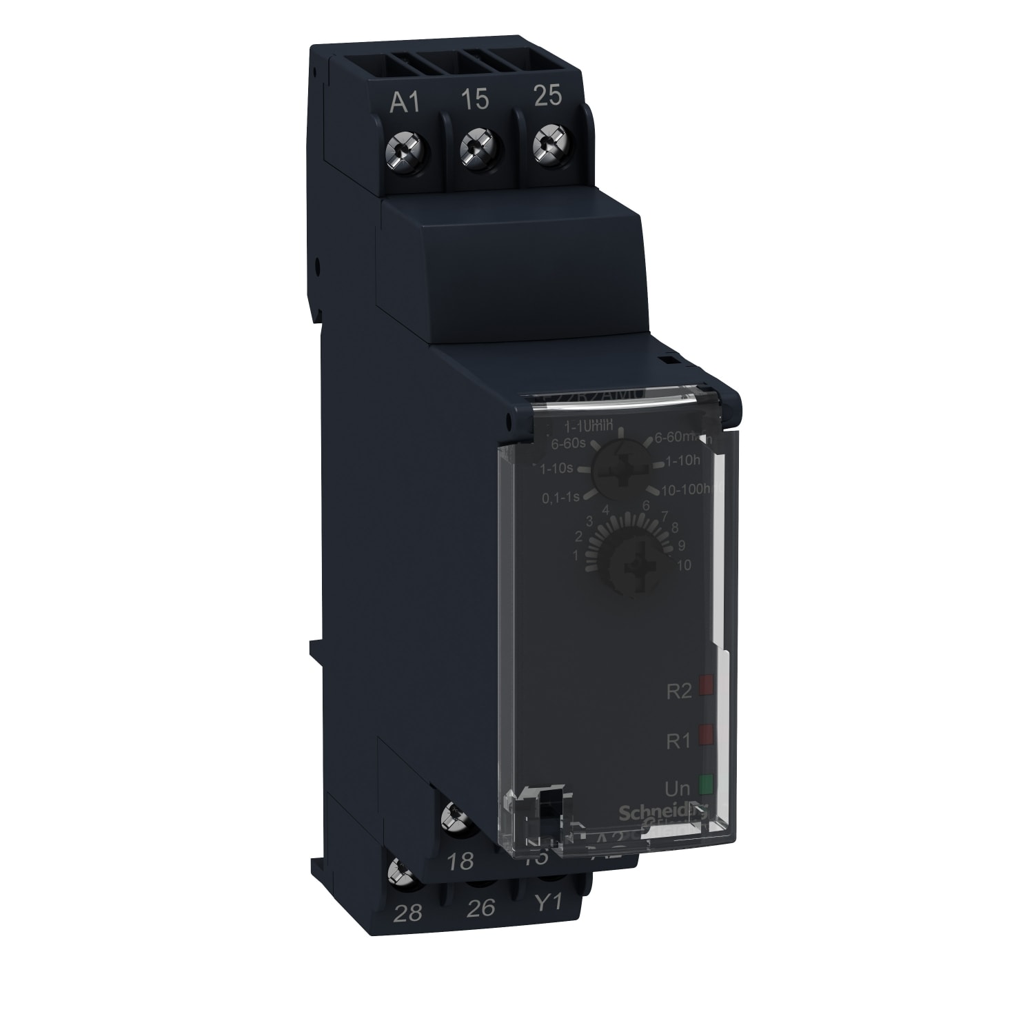 SCHNEIDER ELECTRIC - SNRRE22R2AMU TEMPORIZZATORE BIFUNZIONE 24VDC