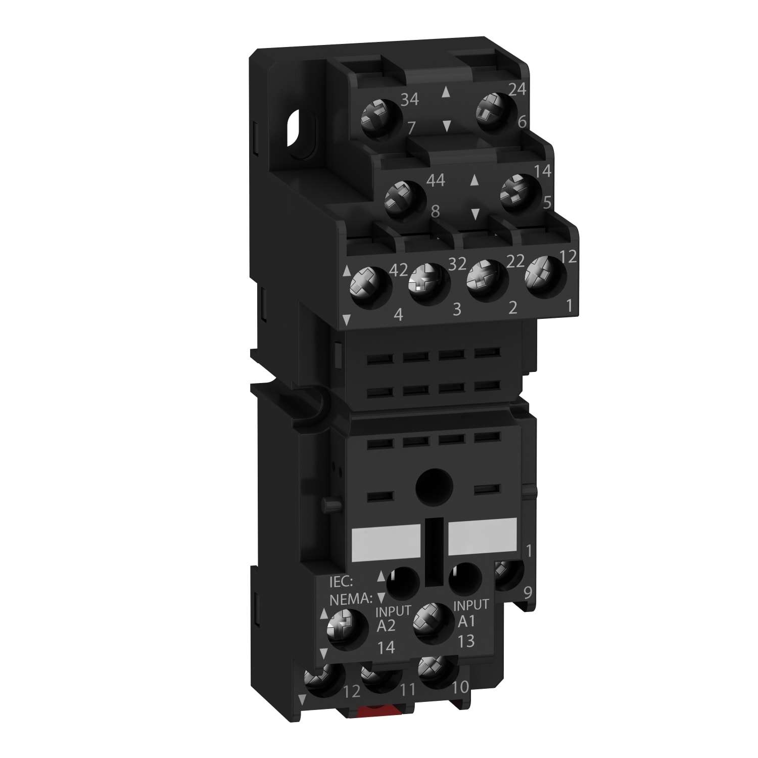 SCHNEIDER ELECTRIC - SNRRXZE2M114 BASE CONTATTI MISTI 4NC/NO VITE