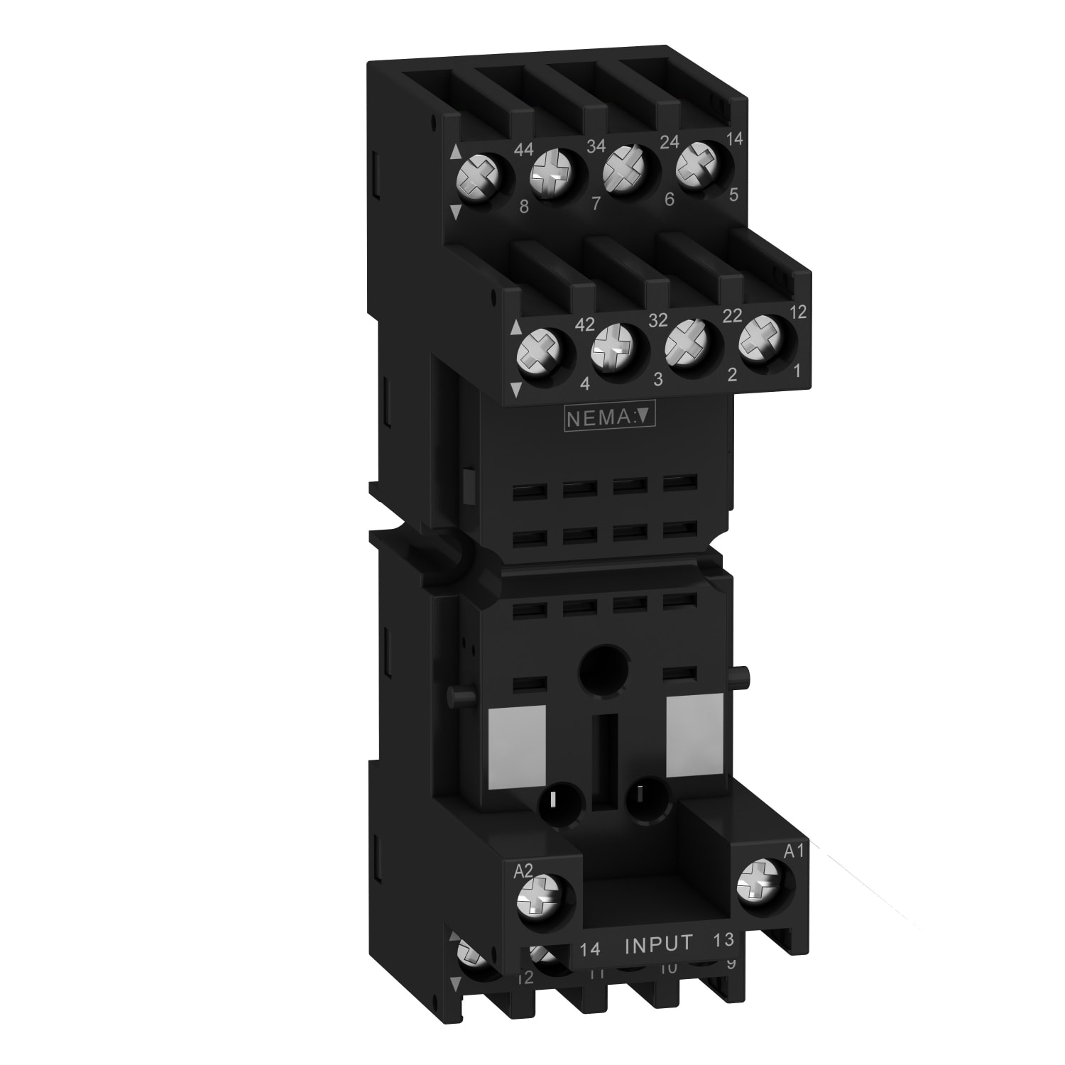 SCHNEIDER ELECTRIC - SNRRXZE2M114M Base RXZ - contatto misto - 10A - < 250V - connettore - per relè RXM2.., RXM4