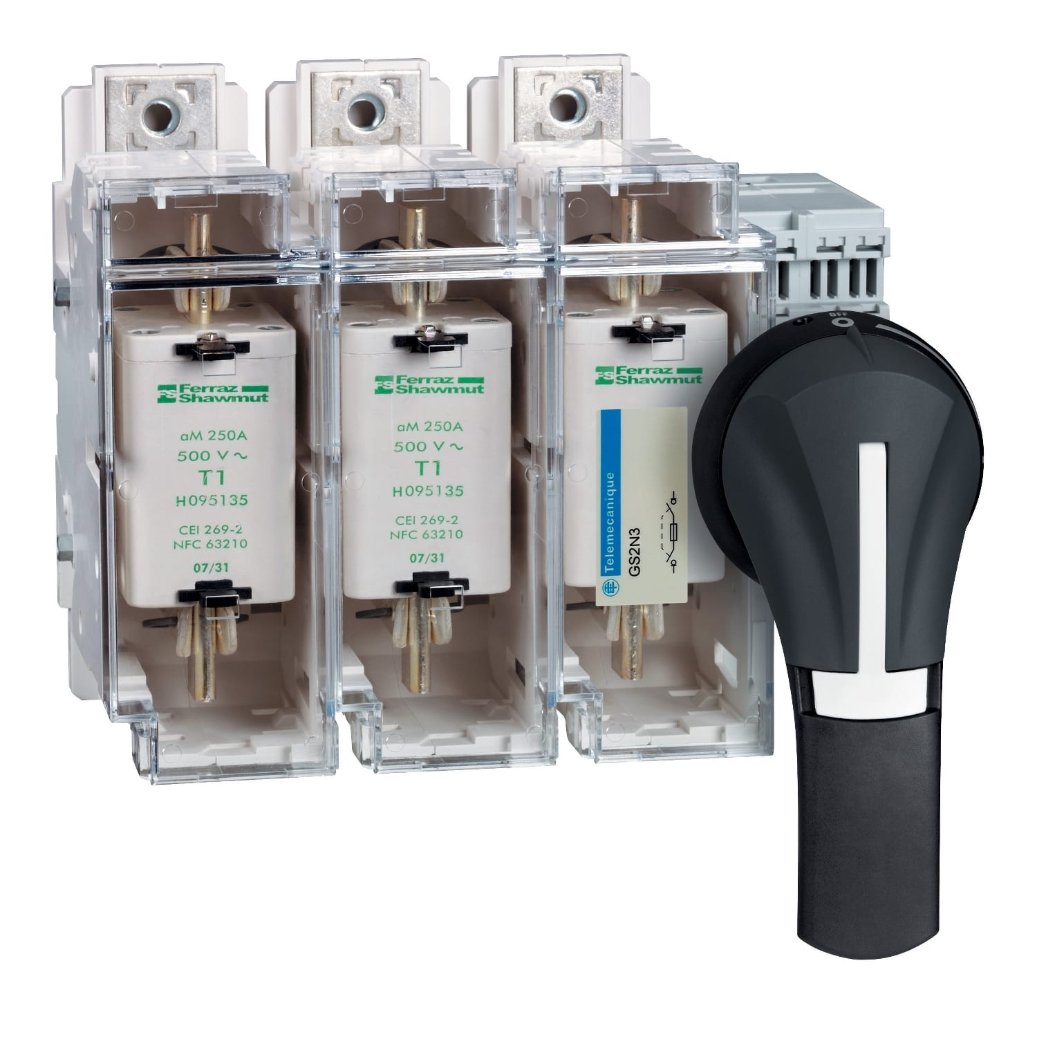 SCHNEIDER ELECTRIC - SNRGS2AH530 MANOVRA EXT FRONT 100..400A IP65 NERA