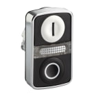 SCHNEIDER ELECTRIC - SNRZB4BW7A1721 TESTA PULSANTE A DOPPIO TASTO LUMINOSO