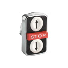 SCHNEIDER ELECTRIC - SNRZB4BA71124 Testa pulsante a triplo tasto ''frecce”