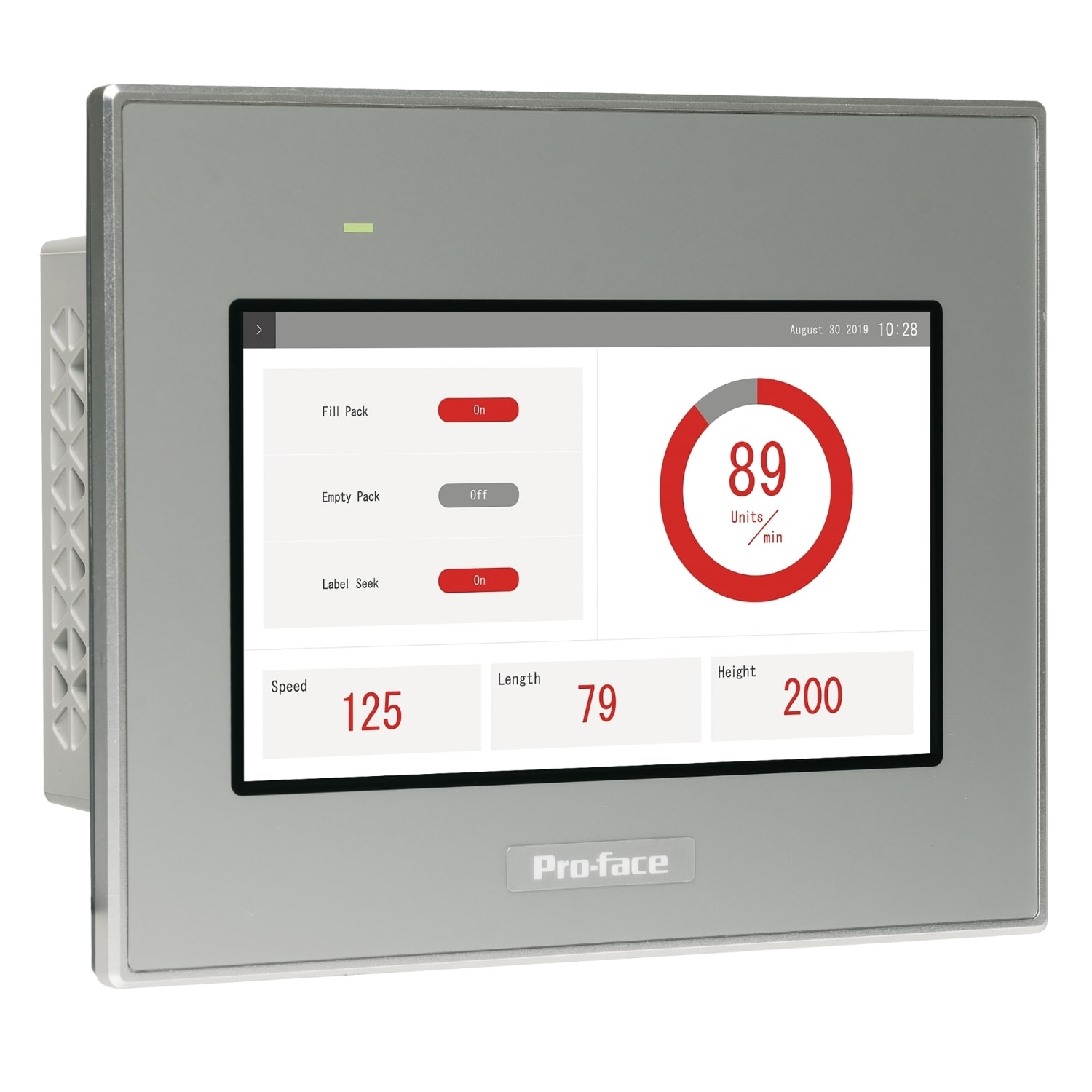 SCHNEIDER ELECTRIC - SNRPFXSTW6200WAD PRO-FACE 4 WIDE BASIC WEB PANEL