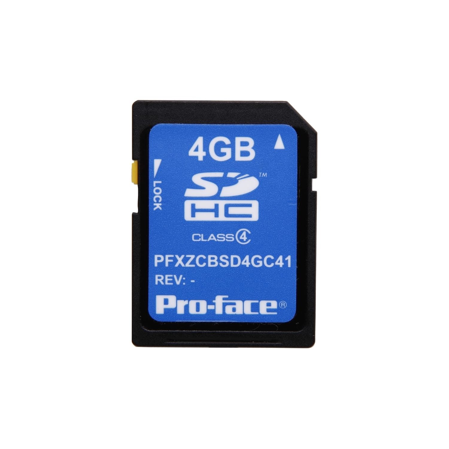 SCHNEIDER ELECTRIC - SNRPFXZCBSD4GC41 SD memory card, 4GB, CLASS4