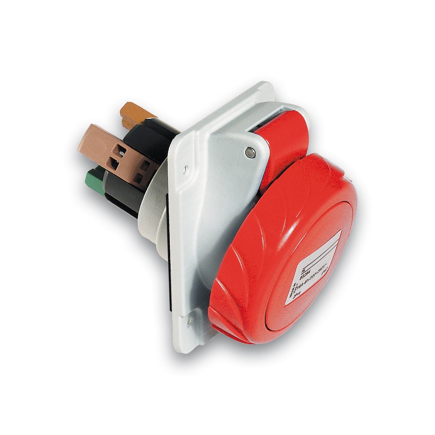 SCHNEIDER ELECTRIC - SNRPKY32F734 Presa fissa BT da incasso inclinata IP67 32A 380V 3PT cablaggio rapido