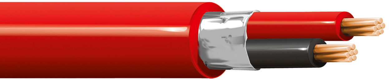 ITC INDUSTRIA TECNIC - ITCSF-25RZ1000 2X0.50 LSZH ROSSO B1000 PH120 CCA-S1B,D1