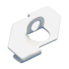 NVENT ERICO - ERI170500 CLIP TORS., 24 MM, FORO 5-8 MM, BIANCO